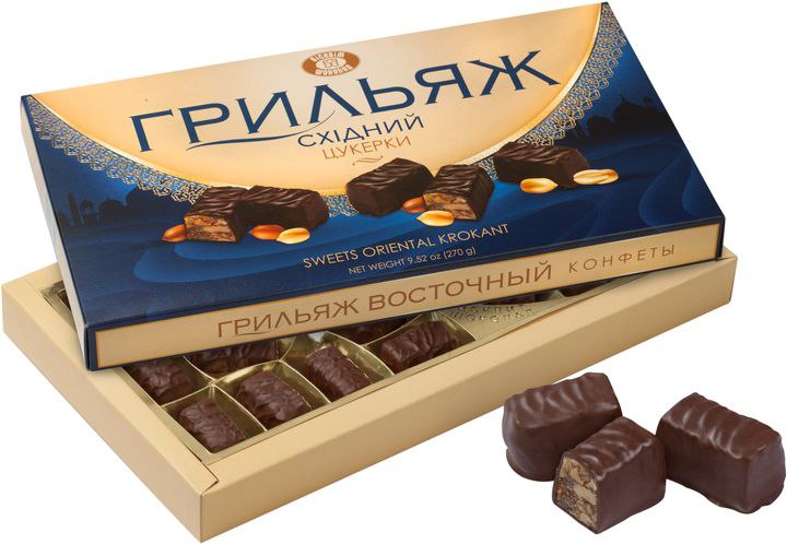 Цукерки Грильяж Східний ХБФ 270г